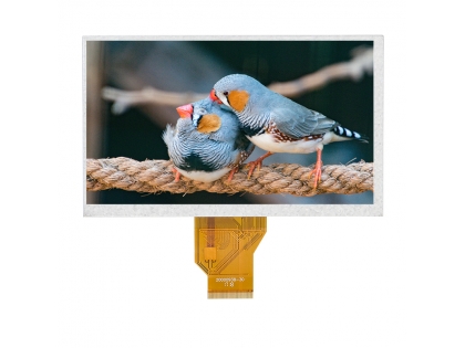 7寸顯示屏 800*480分辨率 群創(chuàng)玻璃短排 7寸TFT LCD液晶模塊